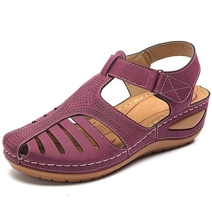 🔥✨【Reducere 45%🔥】【34-43】Sandale de damă cu toc oblic, respirabile, stil nou de vară 2025, la modă, casual, versatile 