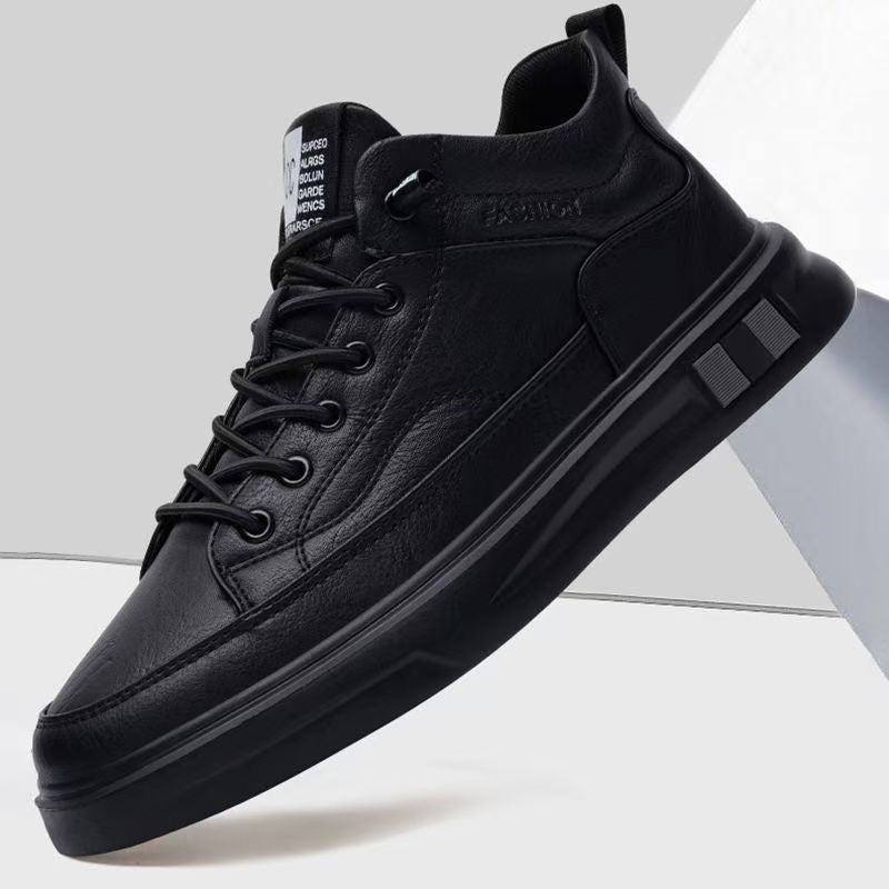 😎👍【Rozmiary 39-44】✨⛄Nowe jesienno-zimowe męskie wodoodporne skórzane buty casualowe z podszewką z polaru