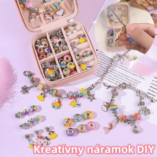 🔥❀✨Sada náramků s kreslenými motivy pro děti, kreativní ručně vyráběné šperky