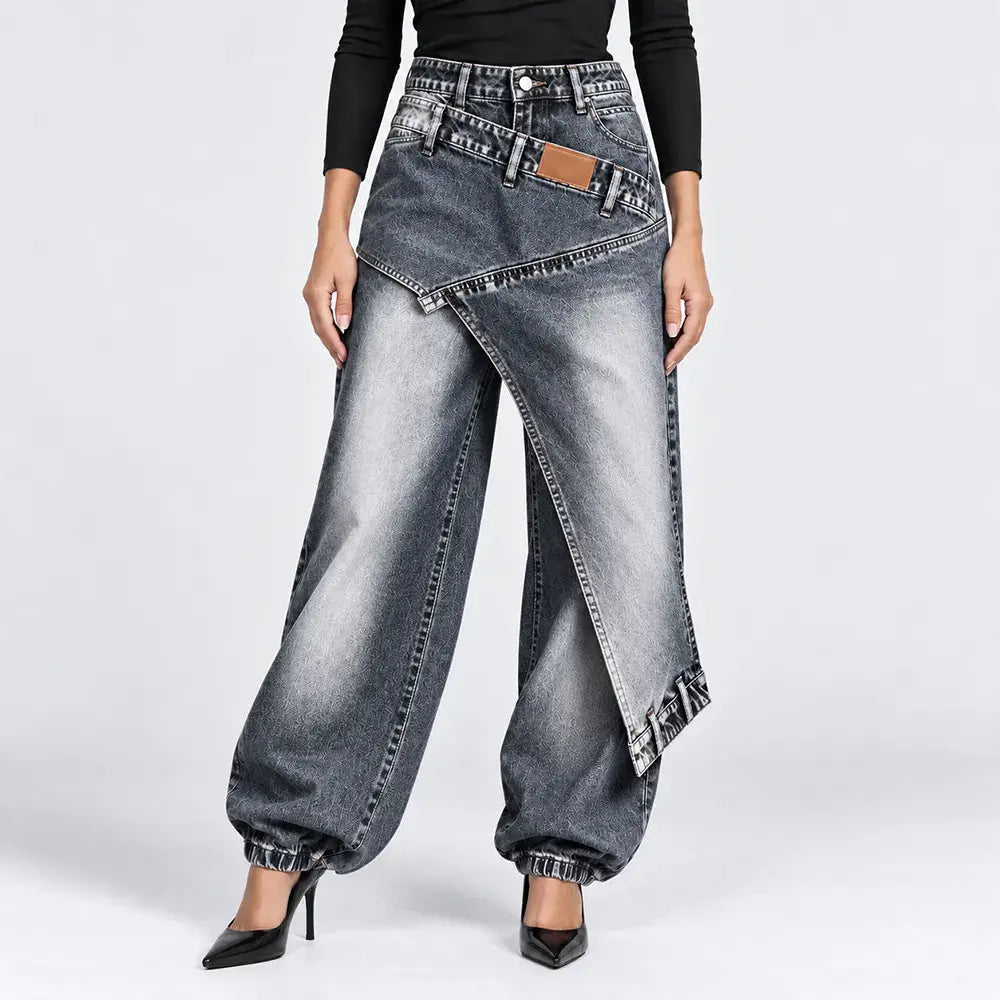 👖【XS-3XL】Moderne i udobne traperice širokih nogavica ✨💞