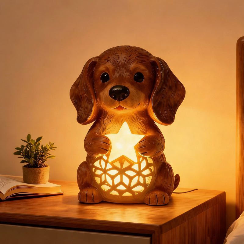 🎄🐶💡Urocza lampka nocna w kształcie pieska, świetny element dekoracyjny domu