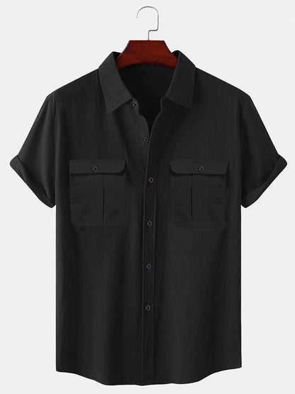 【🔥Reduceri de vară🔥】✨🎉【M-5XL】Noua cămașă bărbătească, simplă, casual, din in, vara 2025. 
