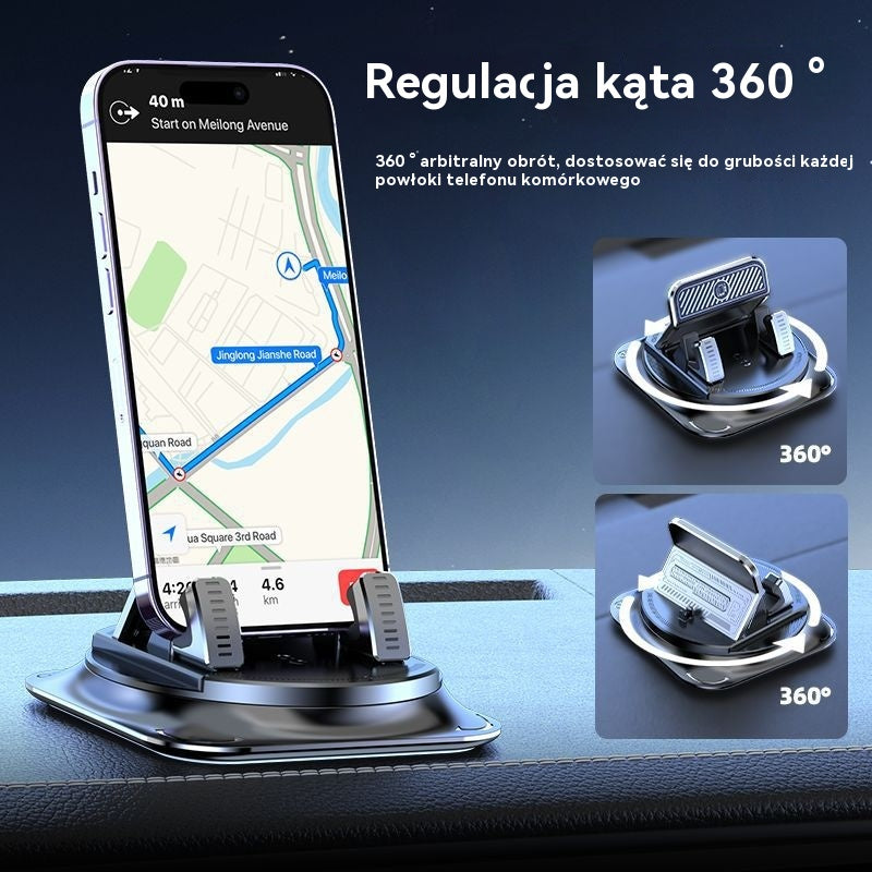 🔥🚗【Premiera nowego produktu】 Bezpieczny i inteligentny: Najlepszy uchwyt samochodowy 2 w 1 na telefon! 🚗