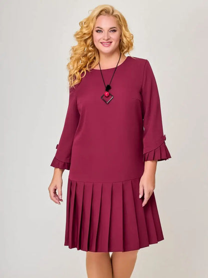 💌【S-5XL】👗2025 нова модна, висококачествена, елегантна ретро плисирана пола