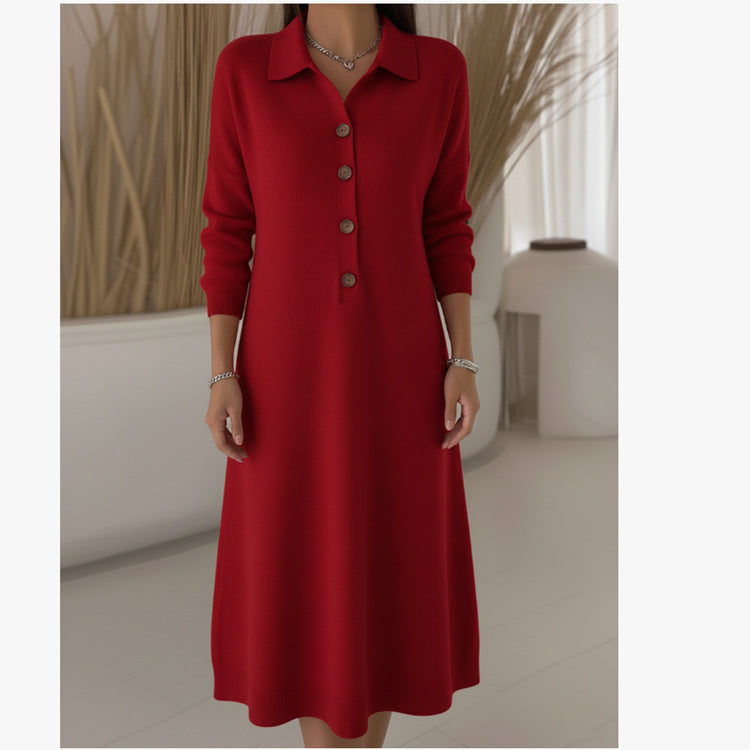 🔥✨ Wysokiej jakości tkanina 【S-3XL】👗 2026 Nowa modna dzianinowa sukienka