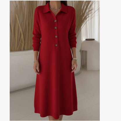 🔥✨ Wysokiej jakości tkanina 【S-3XL】👗 2026 Nowa modna dzianinowa sukienka