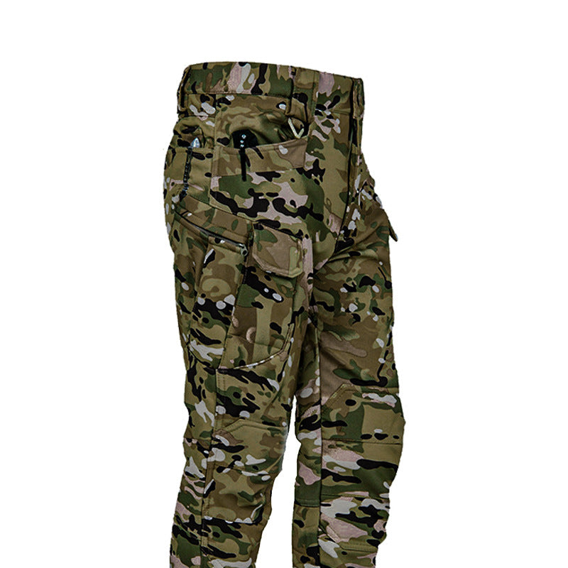 🔥【S–4XL】Pánské outdoorové zesílené podzimní a zimní kalhoty, taktické kalhoty - teplé, s fleecovou podšívkou, nepromokavé a větruodolné