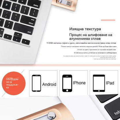 ⚡50% отстъпка!【✨Ограничена отстъпка】4-в-1 флаш устройство за iPhone/iPad/Android/PC-E