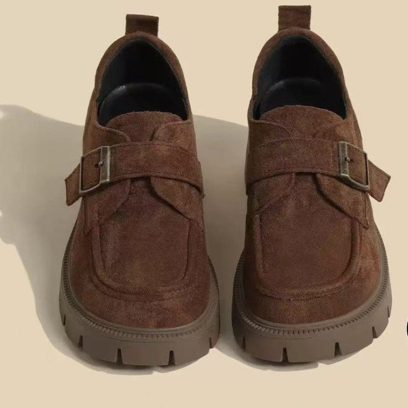 🔥✨【35-40】Nove zimske ženske mokasine s debelim potplatom, okruglim gumenim vrhom, baršunaste po vašem izboru