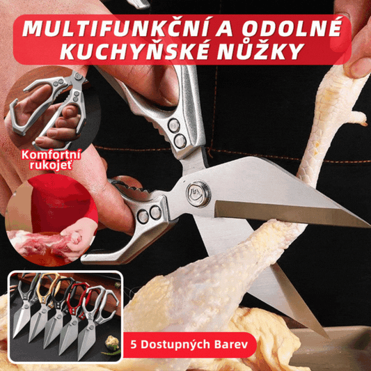 ✂️🔥【Súper útiles🔥】Tijeras de cocina multifuncionales: fáciles y sin esfuerzo