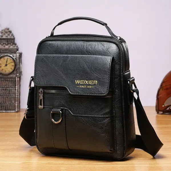 🔥😎【50% de descuento✨】Nuevo bolso de hombro Oxford de cuero genuino para hombre 2026