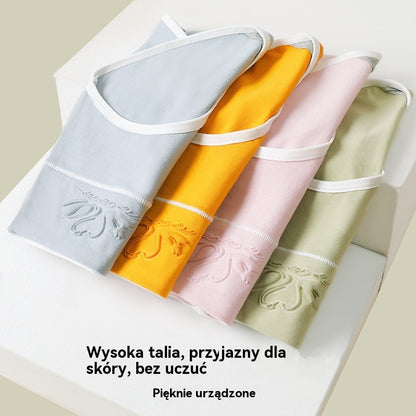 🎁【7 sztuk】✨🩲Damskie majtki z wysokim stanem z czystej bawełny, podszewka antybakteryjna z grafenu klasy 7A, modelujące brzuch i podnoszące pośladki, oddychające i wygodne