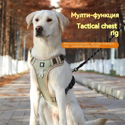 🐶🔥【50% отстъпка】Качулка за кучета против дърпане с каишка и нашийник ✨