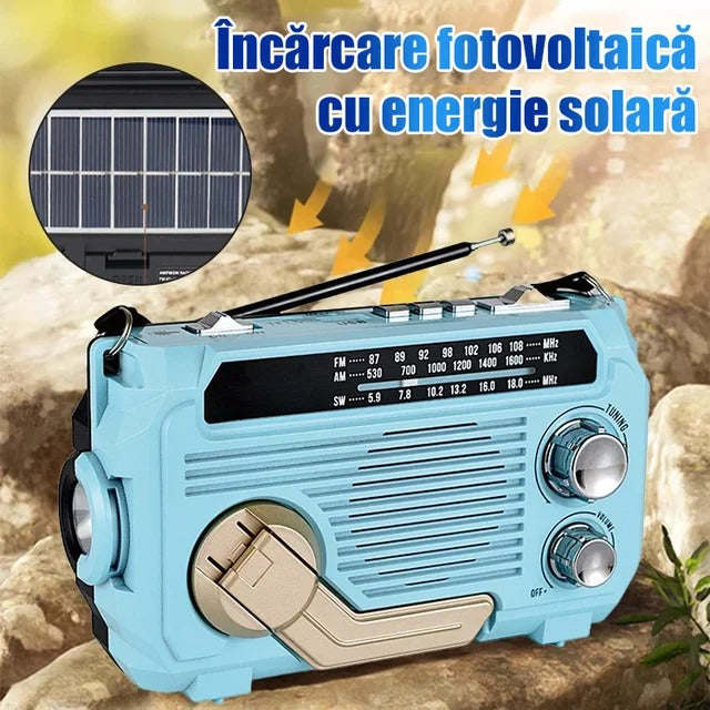 🔥📻【Technologie de înaltă calitate✨】Radio AM multifuncțional portabil, Bluetooth diffuser 