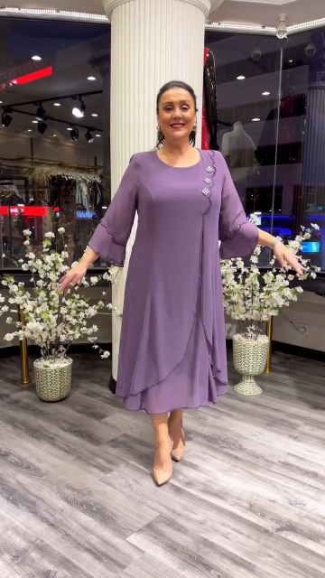 ✨🌷【S-5XL】【40-120 kg】Nuevo vestido de gasa de alta calidad 2026 - Elegante y fluido