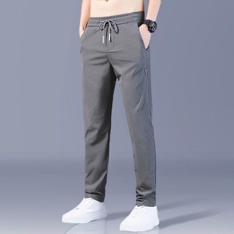 ✨🏄‍♂️【M-5XL】🔥Nuevos pantalones elásticos casuales de seda de hielo de verano para hombre, cómodos y frescos