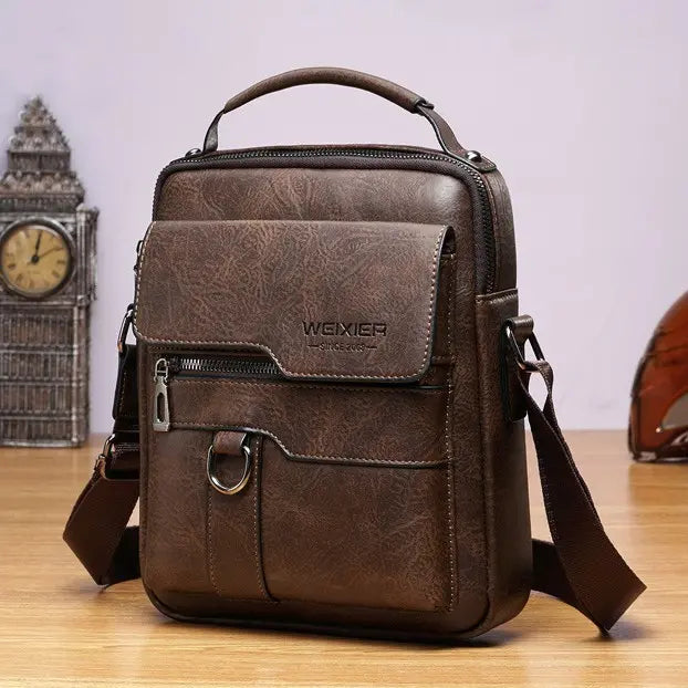 🔥😎【50% de descuento✨】Nuevo bolso de hombro Oxford de cuero genuino para hombre 2026