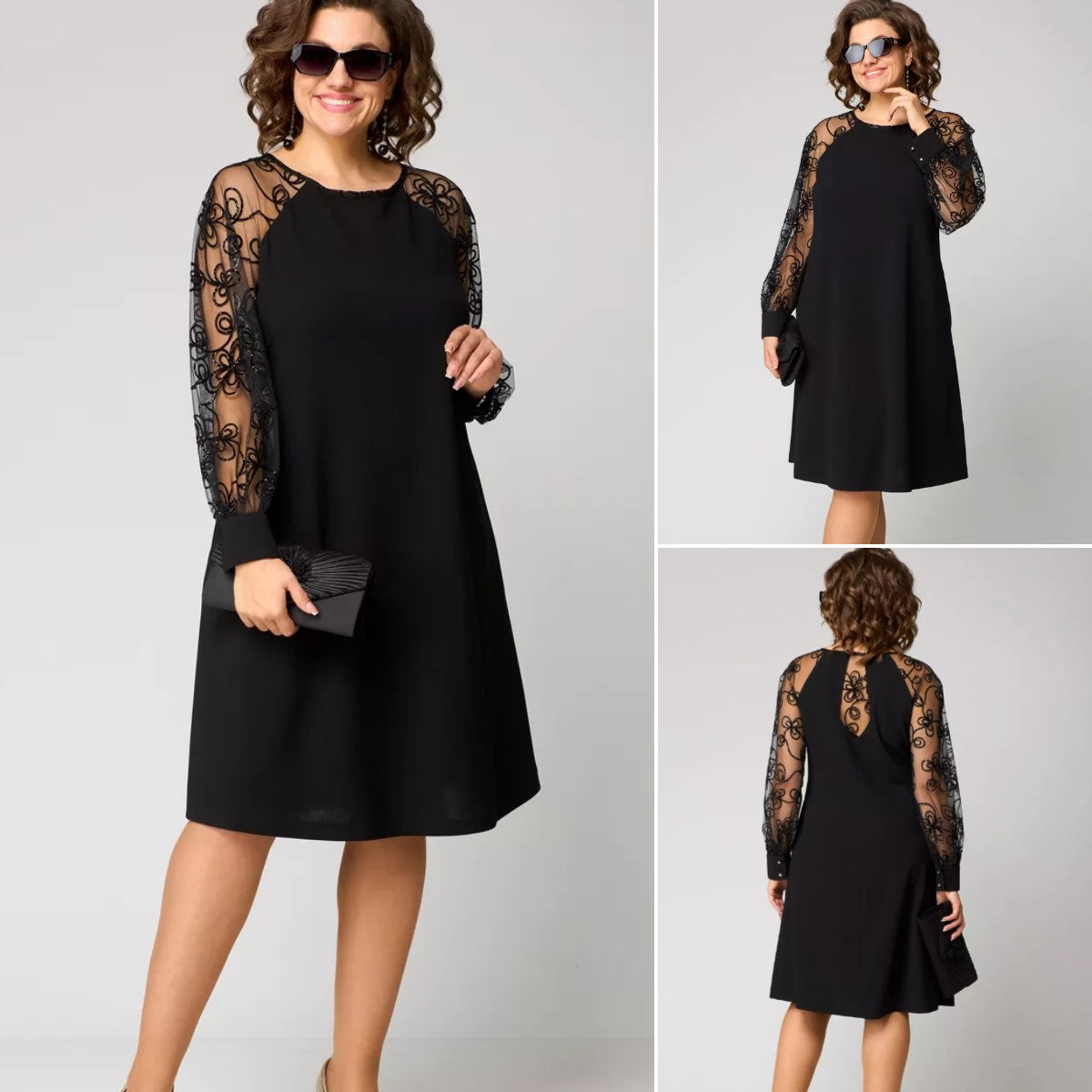 🔥✨【Noutăți de toamnă】【S-5XL】🍁🍂Rochie elegantă nouă, confecționată din dantelă de înaltă calitate, în stil vintage