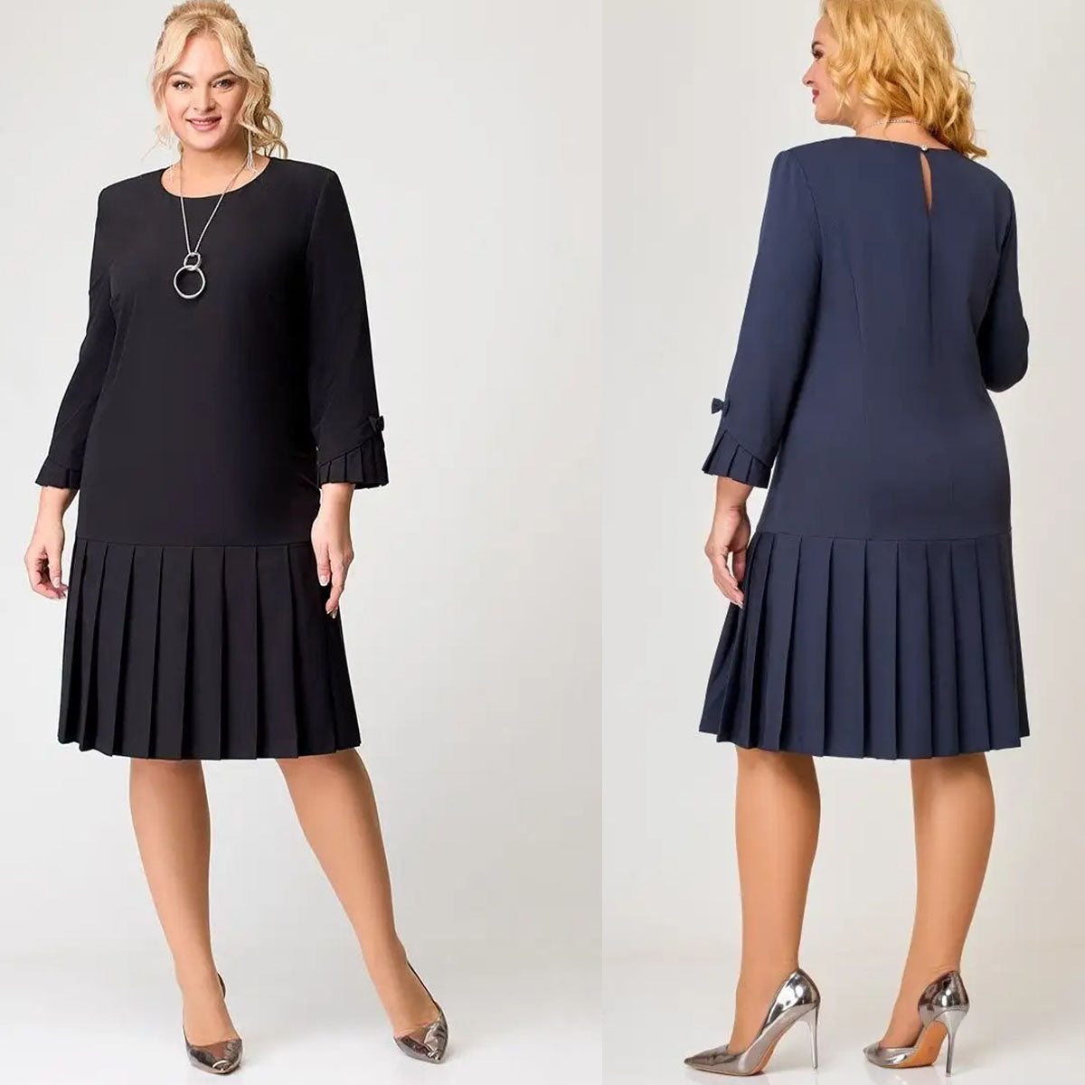 💌【S-5XL】👗2025 нова модна, висококачествена, елегантна ретро плисирана пола