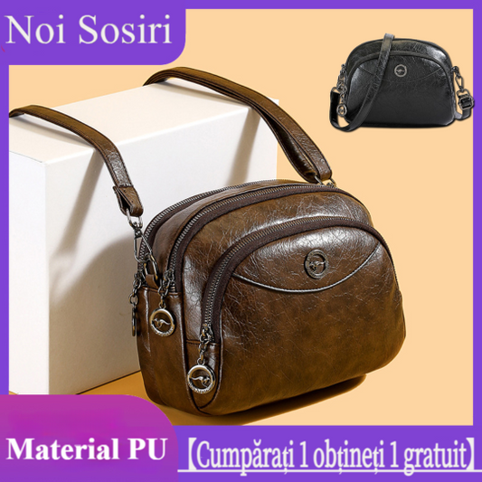 🔥【Stoc limitat】👏🎁2025 Geantă de damă din piele, elegantă și versatilă, de înaltă calitate, nouă