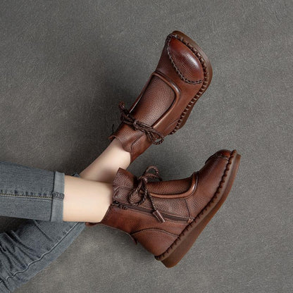 👢🔥【35-40】40% popusta - 👍 nove retro mekane kožne Martin čizme za ranu jesen 2025., prozračne i udobne