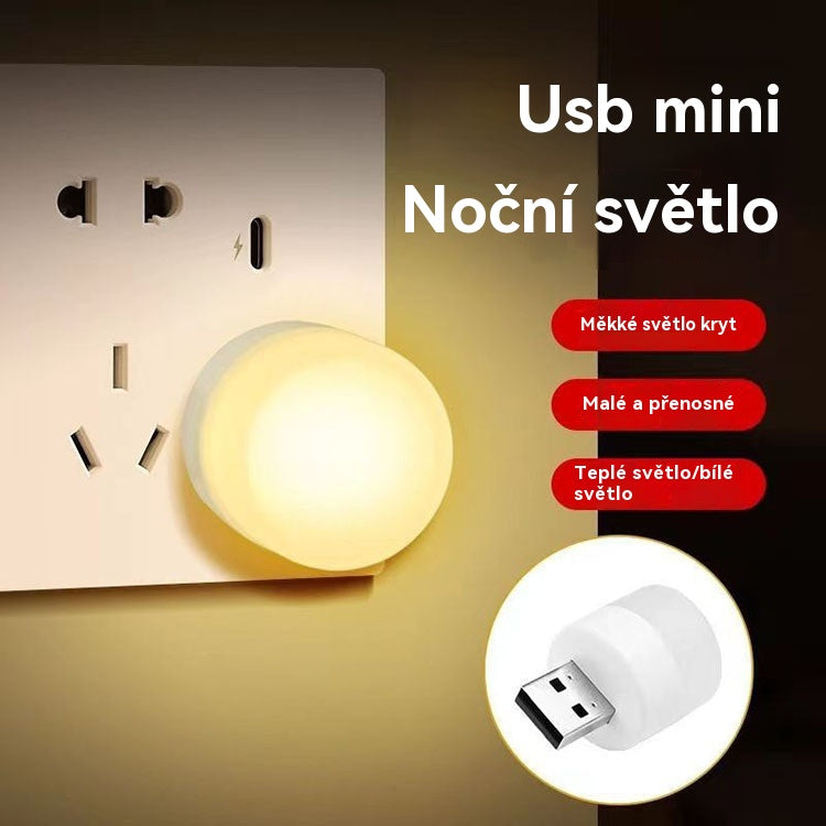 💡【10 kusů】Kreativní USB noční světlo, bezdrátová ochrana očí, malá stolní lampa do ložnice, ozdobné ozdoby do zásuvky, atmosférické noční světlo
