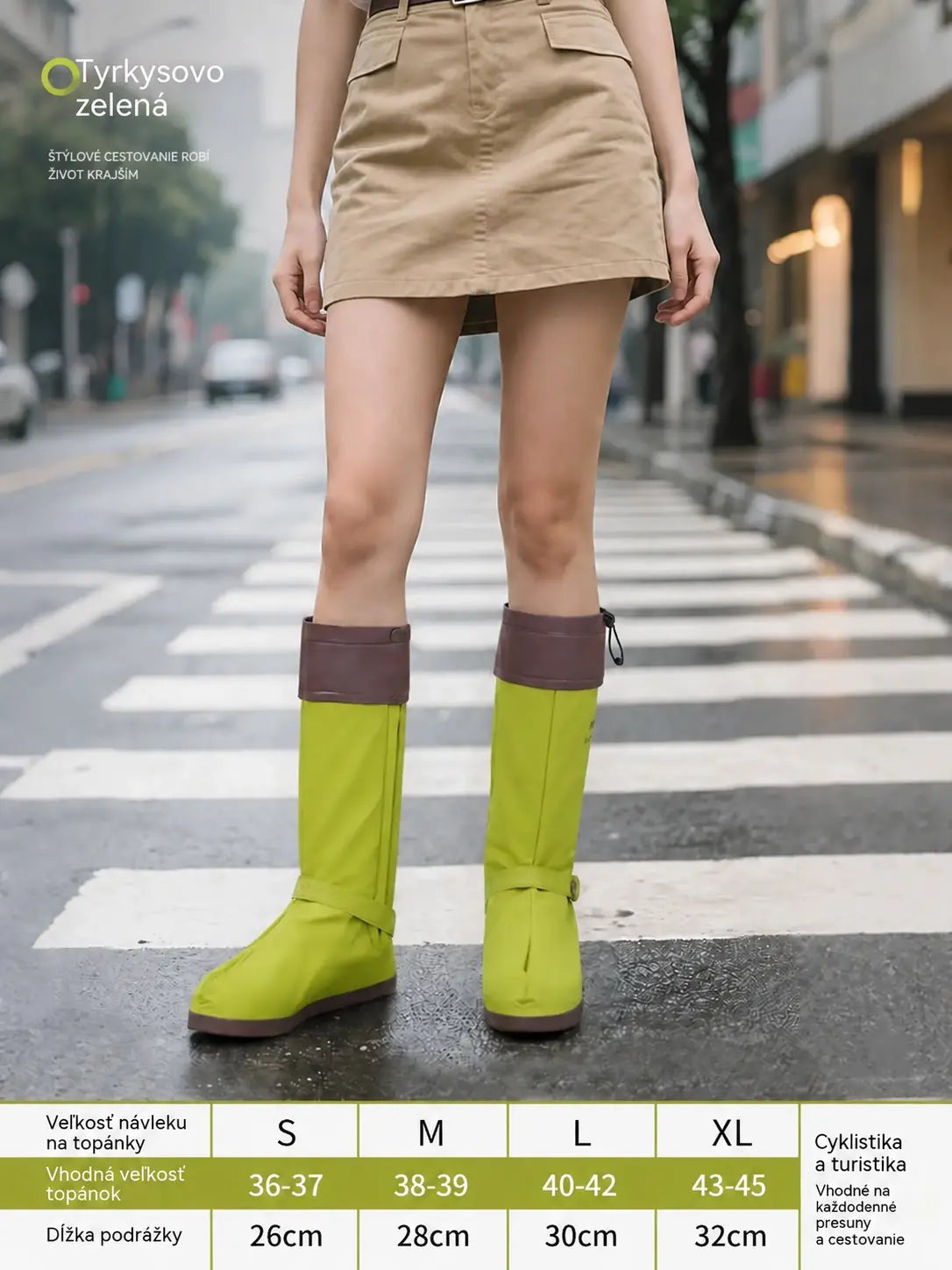 🌧️👟【Veľkosti 36-42】 Nepremokavé a skladacie návleky na topánky — protišmykové, odolné voči opotrebovaniu a opakovane použiteľné
