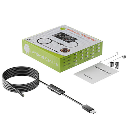 📱🏆 Nowy 7-milimetrowy endoskop przemysłowy z bezpośrednim podłączeniem kamery typu C do telefonów z systemem Android (endoskop wodoodporny)