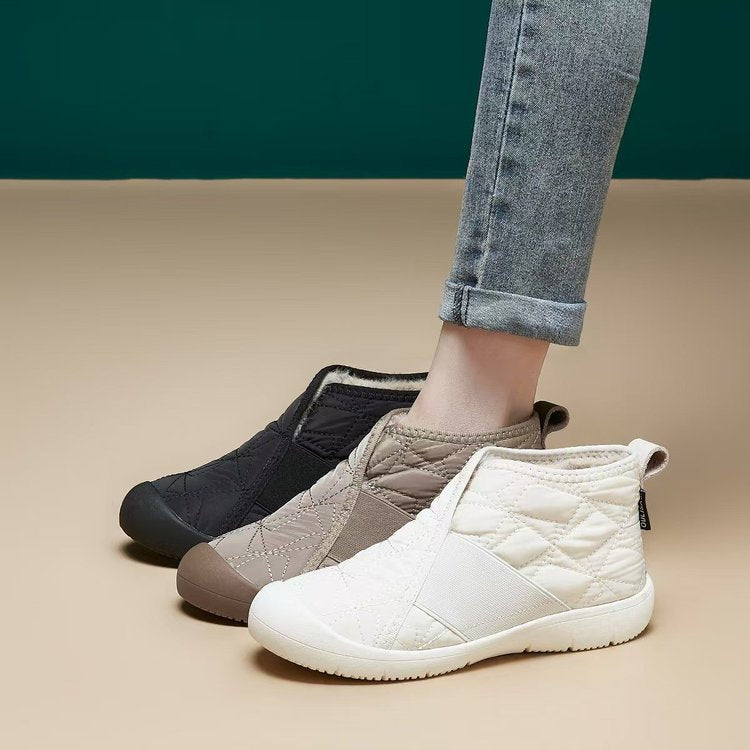 ✨👢【35-42】2025 otoño e invierno nuevos zapatos de algodón para mujer suaves, cómodos, cálidos e impermeables