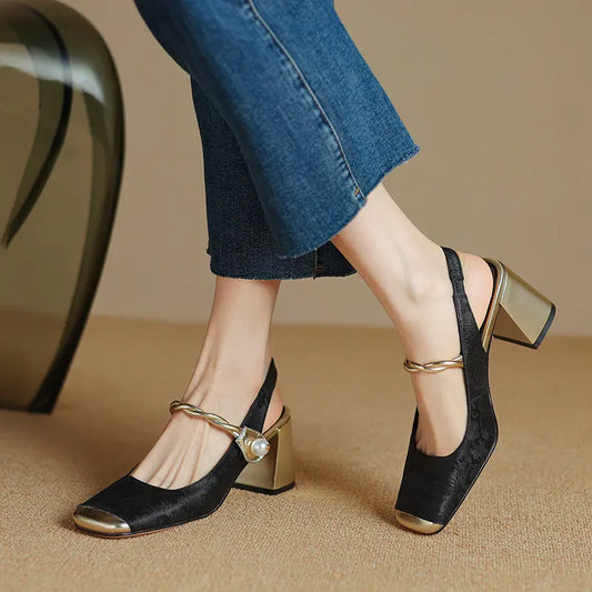 【35-40】Dámské boty Mary Jane, s retro vzorem a vyšívanými květinami, trendy, léto 2026