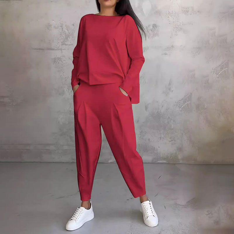 💖✨【50% popusta🔥】【S-5XL】Novo jednostavno pamučno žensko odijelo za jesen