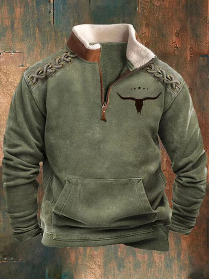 👕【35% KEDVEZMÉNY】【S-4XL】2025-ös őszi-téli férfi divatos, meleg hosszú ujjú pulóver 3D nyomattal