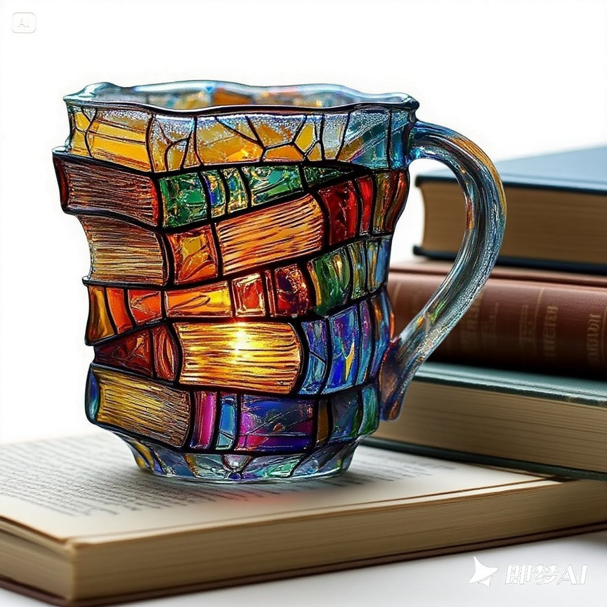📚 🥤【Kupte jeden, druhý dostanete zdarma】3D malovaný hrnek na kávu ve tvaru knihy