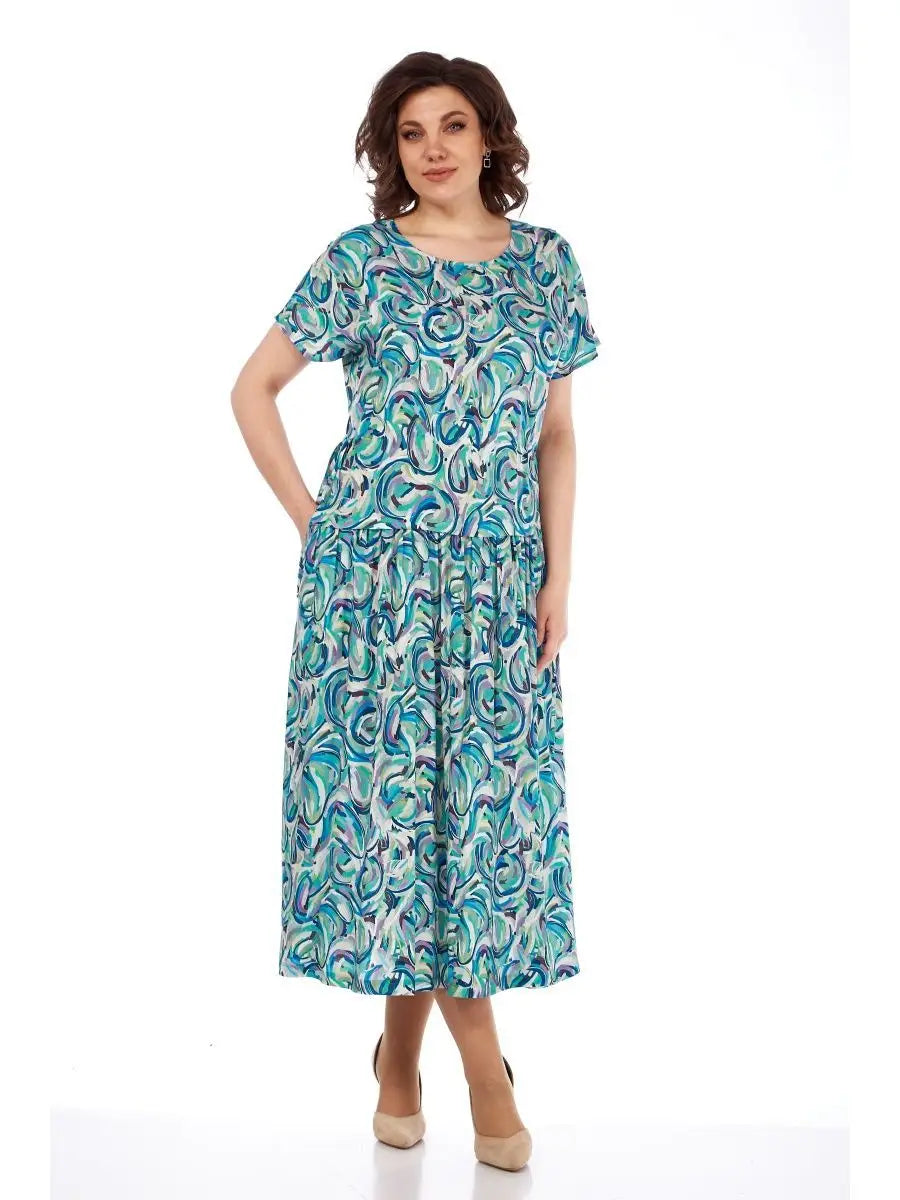 【🔥Ofertă specială】👗🌺【S-5XL】Rochie de vară nouă, de înaltă calitate, din șifon cu imprimeu, 2025 