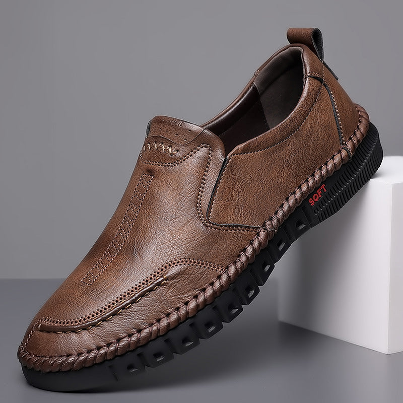【50% zniżki】【Rozmiary 39-44】Męskie skórzane buty, miękka podeszwa, antypoślizgowe i oddychające