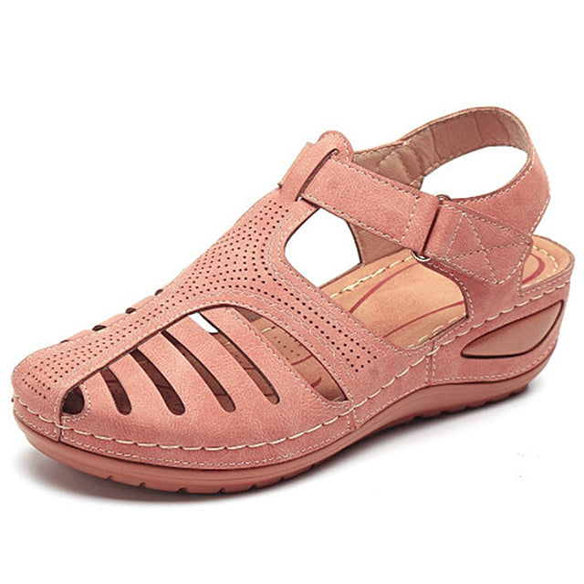 🔥✨【Reducere 45%🔥】【34-43】Sandale de damă cu toc oblic, respirabile, stil nou de vară 2025, la modă, casual, versatile 