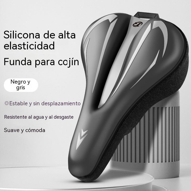 🔥🎉【50% de descuento✨】Funda para sillín de bicicleta de montaña, hecha de cuero de silicona grueso, impermeable y ultrasuave.
