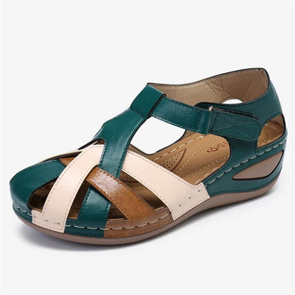 👣✨【35-43】Nove ženske sandale s debelom potplatom za ljeto 2025., izrađene od mekane kože, sa šupljim čičkom 