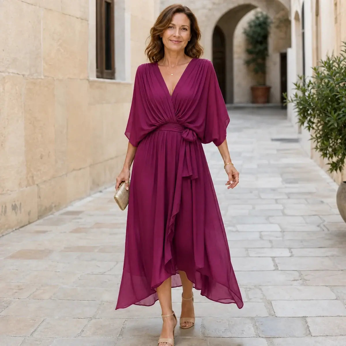 🔥✨【S-5XL】Nuevo vestido de gasa suave de verano 2026 - Fluido y elegante