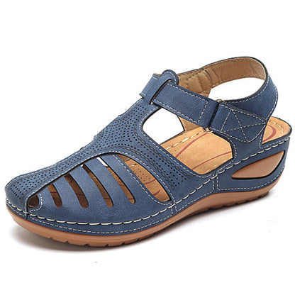 🔥✨【Reducere 45%🔥】【34-43】Sandale de damă cu toc oblic, respirabile, stil nou de vară 2025, la modă, casual, versatile 