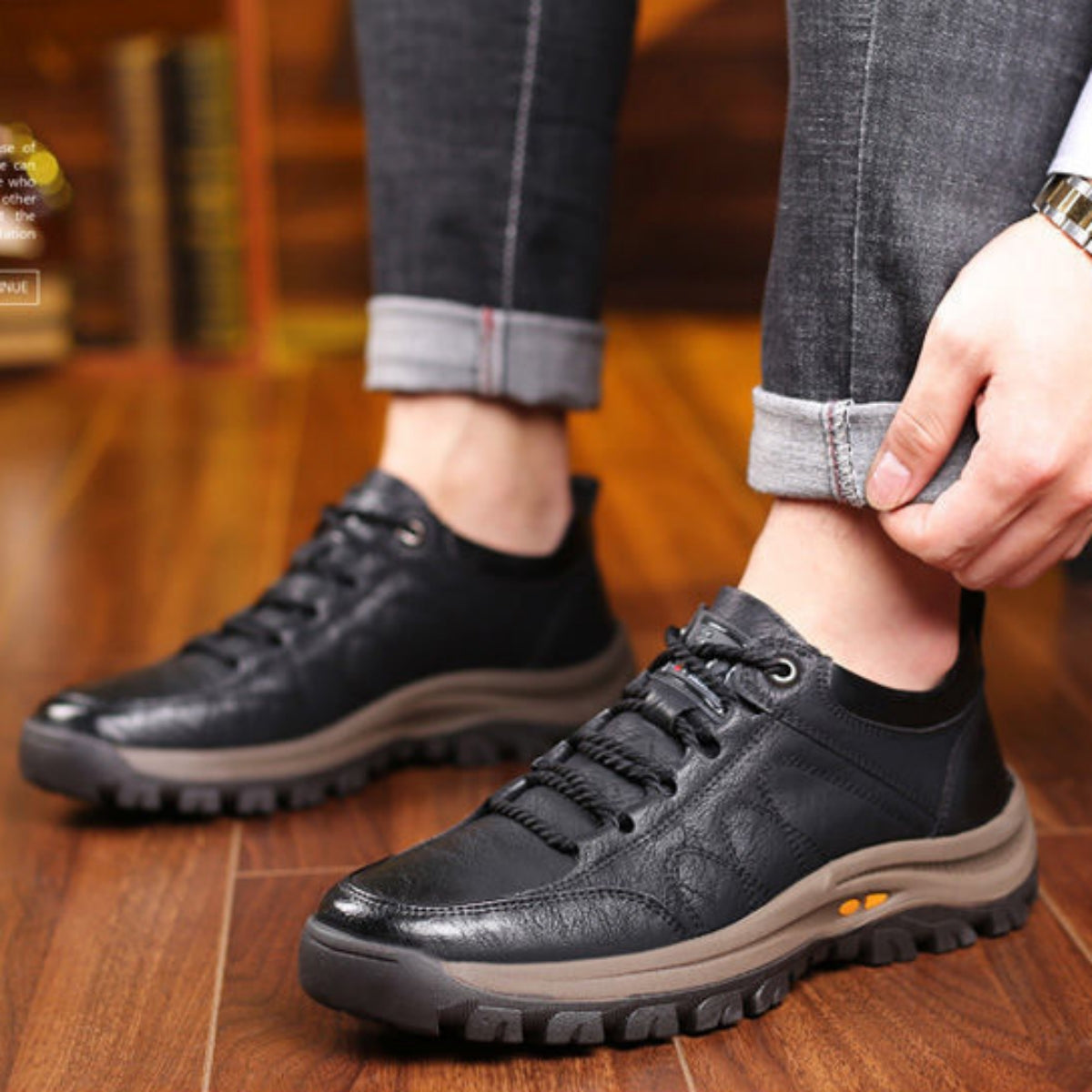 😎👍【39-48】Nova Moška Planinarska Čevlja – Toplotna, Vodoodporna in Protizdrsna za Varne in Udobne Korake!