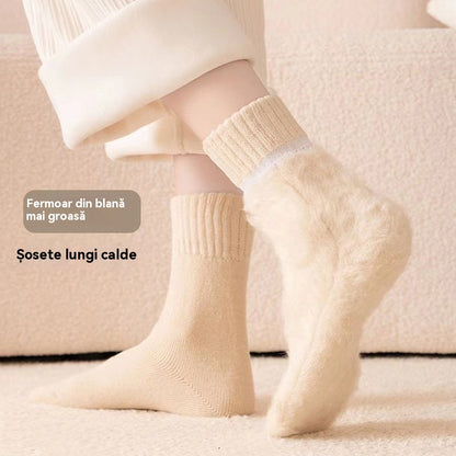 🔥✨【Cumpără 3, primești 3 gratis】🧦Șosete de toamnă din lână groasă și călduroasă, super groase, călduroase și elastice