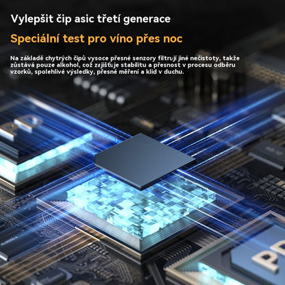 【50% sleva】🍷 Vysoce přesný přenosný dechový analyzátor – změřte hladinu alkoholu v krvi před řízením