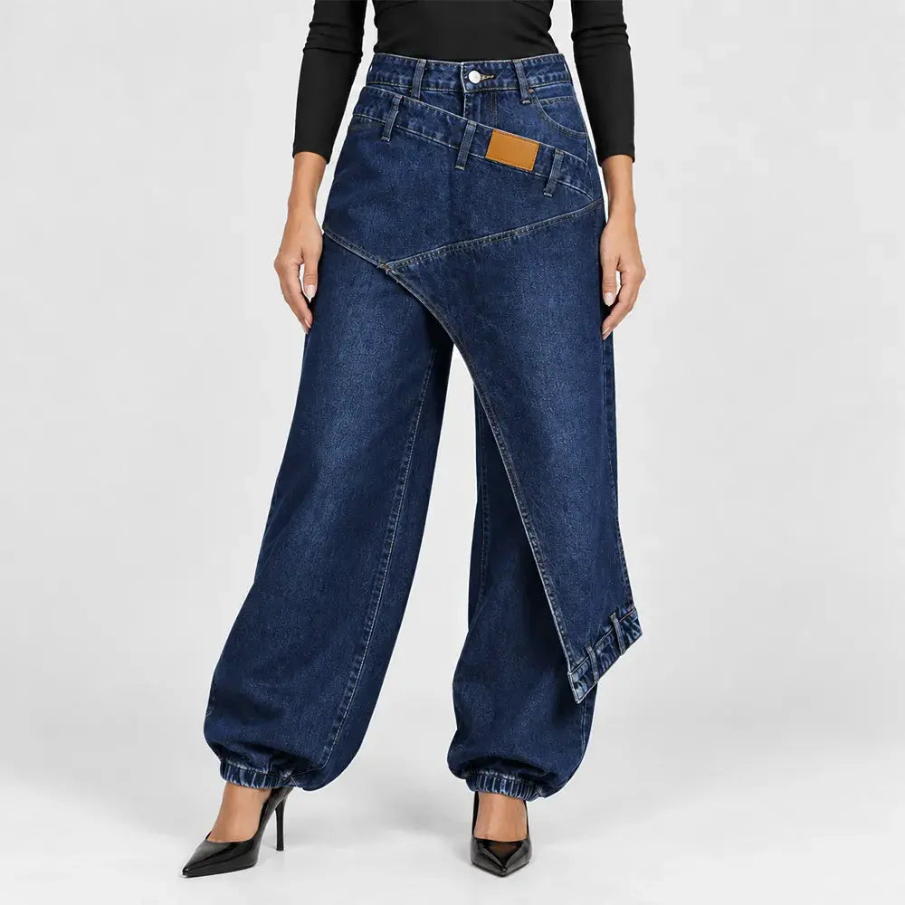 👖【XS-3XL】Moderne i udobne traperice širokih nogavica ✨💞
