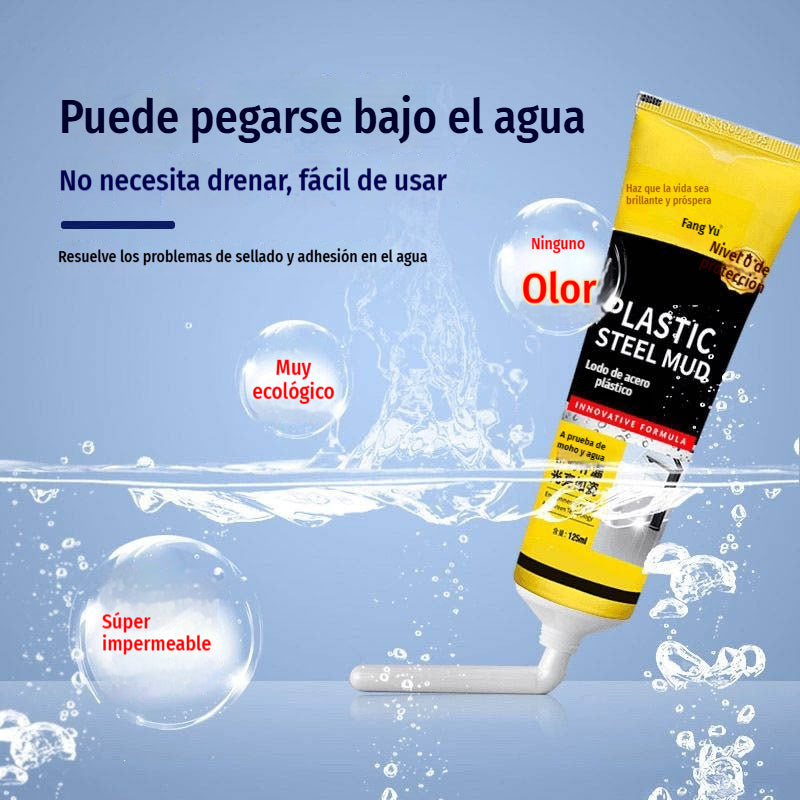 🔥【5 botellas + 1 espátula para pegamento】🛁 Sellador blanco impermeable y resistente al moho, para rellenar juntas en cocinas, baños y aseos.