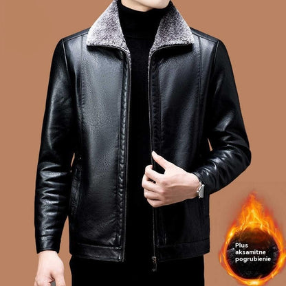 🔥⛄【Kiárusítás】🔥🎉【M-3XL】2025 Férfi télikabát puha, vastag báránybőrből, hétköznapi stílusban