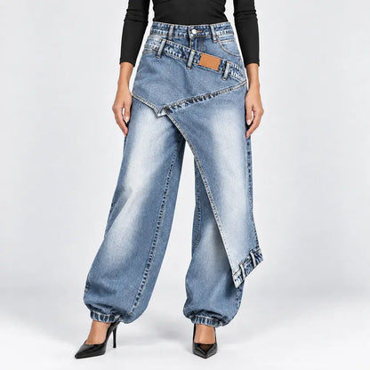 👖【XS-3XL】Moderne i udobne traperice širokih nogavica ✨💞