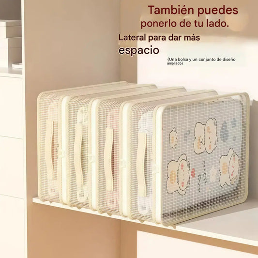 【8 piezas】👍Bolsas de almacenamiento de malla para uso doméstico, que previenen la formación de moho y polvo.