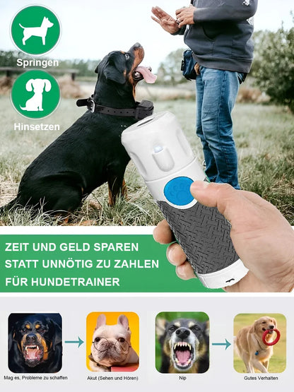 🐶👍【Nowy, gorąco sprzedawany 🔥】Ultradźwiękowy ręczny treser psów, blokada szczekania zapobiegająca szczekaniu psa