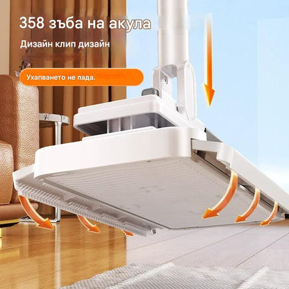 【Комплект от 4】💦Многофункционален моп с щипка за кърпа, нов домакински моп, който не изисква пране✅